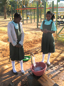 Testing the School’s new water supply